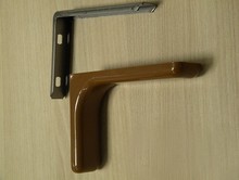 Wspornik półki  L180 metal/tworzywo orzech 2 sztuki - IMPORT