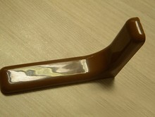 Wspornik półki  L180 metal/tworzywo orzech 2 sztuki - IMPORT