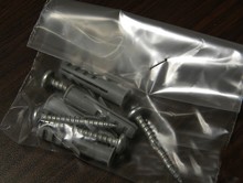 Wspornik półki  L180 metal/tworzywo orzech 2 sztuki - IMPORT