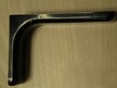 Wspornik półki  L240 metal/tworzywo czarny 2 sztuki