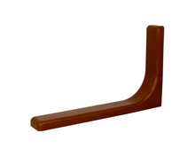 Wspornik półki L240 metal/tworzywo calvados/cherry 2 sztuk - IMPORT