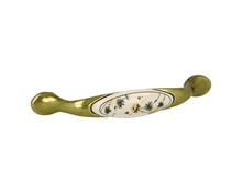 Uchwyt UP19 Mosiądz ant., Porcelana MLK-14 Roz. 96mm(W)OSTATNI - Gamet