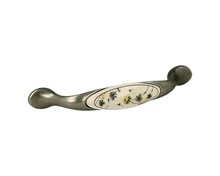 Uchwyt UP19 Nikiel patynowany, Porcelana MLK-14 Rozstaw 96mm(W) - Gamet