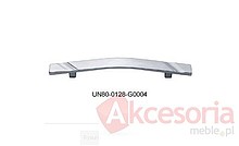 Uchwyt UN80 nikiel satynowy Rozstaw 128mm - Gamet