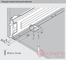 Szuflady Szuflada METABOX 320H Z Hamulcem H=150mm 50cm Kremowa Wysuw 75% - Blum