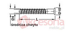 Złączki montażowe Konfirmat PZ3 - ocynk / 7x38 mm / 1 szt. - Häfele