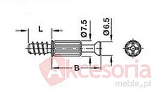 Złączki Montażowe Trzpień łączący MINIFIX S200 - stal surowa / otwór 5 mm / wiercenie 34 mm - Häfele