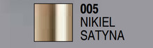 Noga meblowa fi60 H820mm metal nikiel/satyna - IMPORT