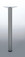 Noga meblowa fi60 H1100mm metal chrom