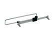 Wieszak wysuwny 30 cm - nikiel/czarny