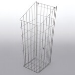 Kosz metalowy na bieliznę 30 cm - srebrny Kosz na bieliznę jest niezbędnym elementem łazienki – warto więc zaopatrzyć się w prezentowany produkt,...