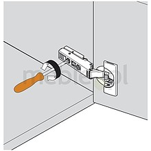 Zawiasy Zawias z hamulcem CLIP Top BLUMOTION - nikiel / 110° / ze sprężyną / drzwi nakładane / Inserta - Blum
