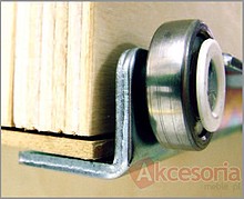 Prowadnica STALOWA ROLKA AF080 100cm 100kg 75%wysuw Ocynk Wurth - Würth