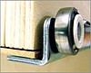 Prowadnica STALOWA ROLKA AF080 100cm 100kg 75%wysuw Ocynk Wurth