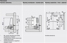 Szuflady Szuflada wewnętrzna TANDEMBOX ANTARO z hamulcem / wys. M=83 mm / dł. 50 cm / 30 kg / szary - Blum