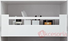 Szuflady ANTARO Wys.D=M+1Reling Wewnętrzna Głęb.55cm 30kg CZARNA Hamulec - Blum