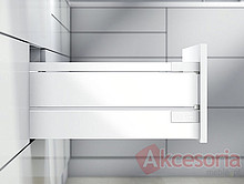 Szuflady BOXSIDE Metalowy Z37A BIAŁY Do ANTARO o Dł.45cm Wys.D 1SZT - Blum