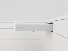 Szuflady Szuflada z dnem i tyłem TANDEMBOX ANTARO / wys. M=83 mm / dł. 55 cm / szer. 60 cm / szary - Blum