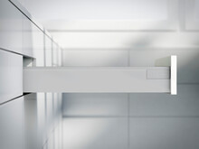 Szuflady Szuflada z dnem i tyłem TANDEMBOX ANTARO / wys. M=83 mm / dł. 55 cm / szer. 60 cm / szary - Blum