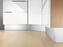 Cokół Kuchenny Wysokość 10cm Długość 4mb Stal Szczotkowana REHAU - Rehau