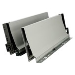 BOKI 358K Szare z zaślepkami do szuflady TANDEMBOX Plus i TANDEMBOX ANTARO  Wysokość boku: K=115 mm Do długości prowadnicy: 270 mm Regulacja wysokości:...