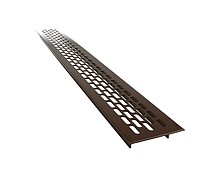Kratka Wentylacyjna 60/480mm Aluminiowa Kolor MAHOŃ Brąz - Rejs
