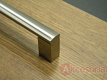 Uchwyt UA55 rozstaw 128 mm nikiel szczotkowany - Gamet