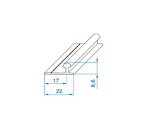 Systemy drzwi przesuwnych Zestaw ARES 2 AR24 do 3 drzwi przesuwnych / dł. 240 cm / 70 kg - Valcomp