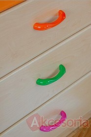 Uchwyt dziecięcy DU05 HAPPY FROG zielony rozstaw 96mm - Gamet