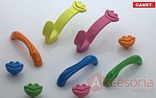 Uchwyt dziecięcy DU05 HAPPY FROG pomarańczowy rozstaw 96mm(W) - Gamet