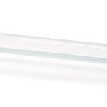 Uchwyt szklany GLASS 0092 - transparentny / rozstaw 320 mm   Wymiary: - długość: 335 mm - rozstaw otworów: 320 mm   Materiał: - szkło hartowane...
