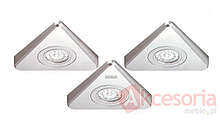 Zestaw 3 Opraw Podszafkowych LED 24V 3003 Biały Ciepły - Häfele