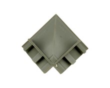 Narożnik listwy przyblat (K) LB23 wew.tworzywo popiel 609 - IMPORT