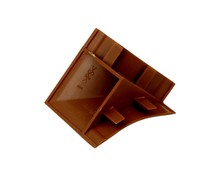 Narożnik listwy przyblat (K) LB23 zew.tworzywo ciemny brąz 604 - IMPORT