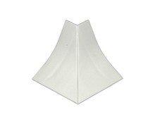 Narożnik listwy przyblat (K) LB23 zew.tworzywo alum. satyna 611 - IMPORT