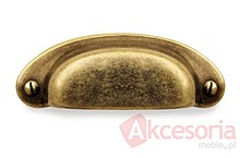 Uchwyt 283 Rozstaw 64mm Mosiądz Patynowany FERRETTO - Ferretto