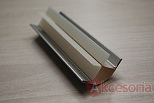 Systemy cokołowe Łącznik 90-135° Elastyczny do Cokołu wys.10cm STAL Szczotk. Reha - Rehau