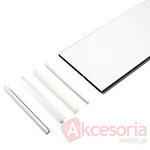 Systemy cokołowe Łącznik 90-135° Elastyczny do Cokołu wys.10cm STAL Szczotk. Reha - Rehau