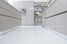 Łącznik 90° do Cokołu wys.15cm STAL Szczotkowana Rehau - Rehau