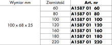 Gruba Gąbka Szlifierska 120-ka Do Drewna i Metalu Wurth - Würth