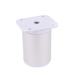 Nóżka okrągła D-860 z regulacją - aluminium / wys. 6 cm    Okrągła nóżka meblowa nada się do wielu mebli. Będzie świetnym rozwiązaniem do szafek...