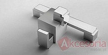 Gałka Aluminiowa GS48 biały połysk z przetarciami(w) - Gamet