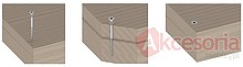 Wkręt samościągający Wurth ASSY P z podwójnym gwintem / 4x30 mm - 1000 szt. - Würth