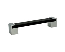 Uchwyt UA66 Chrom połysk, czarny połysk rozstaw 128mm(W) - Gamet