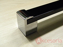 Uchwyt UA66 Chrom połysk, czarny połysk rozstaw 128mm(W) - Gamet