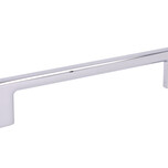 Uchwyt UN73 - chrom połysk / rozstaw 128 mm   Wymiary: - długość całkowita: 162 mm - rozstaw otworów: 128 mm   Materiał: metal   Kolor pokrycia: chrom...