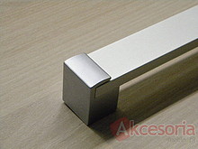 Uchwyt UA66 Chrom satynowy, naturalne aluminium rozst. 96mm(W) - Gamet