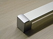 Uchwyt UA66 Chrom satynowy, naturalne aluminium rozstaw 96mm