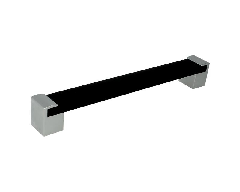 Uchwyt UA66 Chrom sat., czarny mat rozstaw 192mm OSTATNI
