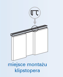 Prowadnice do drzwi Zestaw HORUS HR20 do 3 drzwi przesuwnych / dł. 200 cm / 45 kg - Valcomp